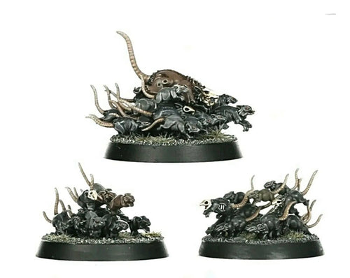 3 x Cursed City Rat Swarms on sprue