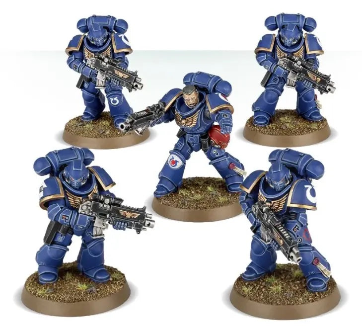 5 Intercessors from Dark Imperium, on sprue