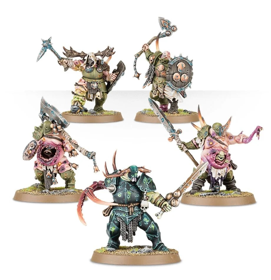 5x Putrid Blightkings on sprue