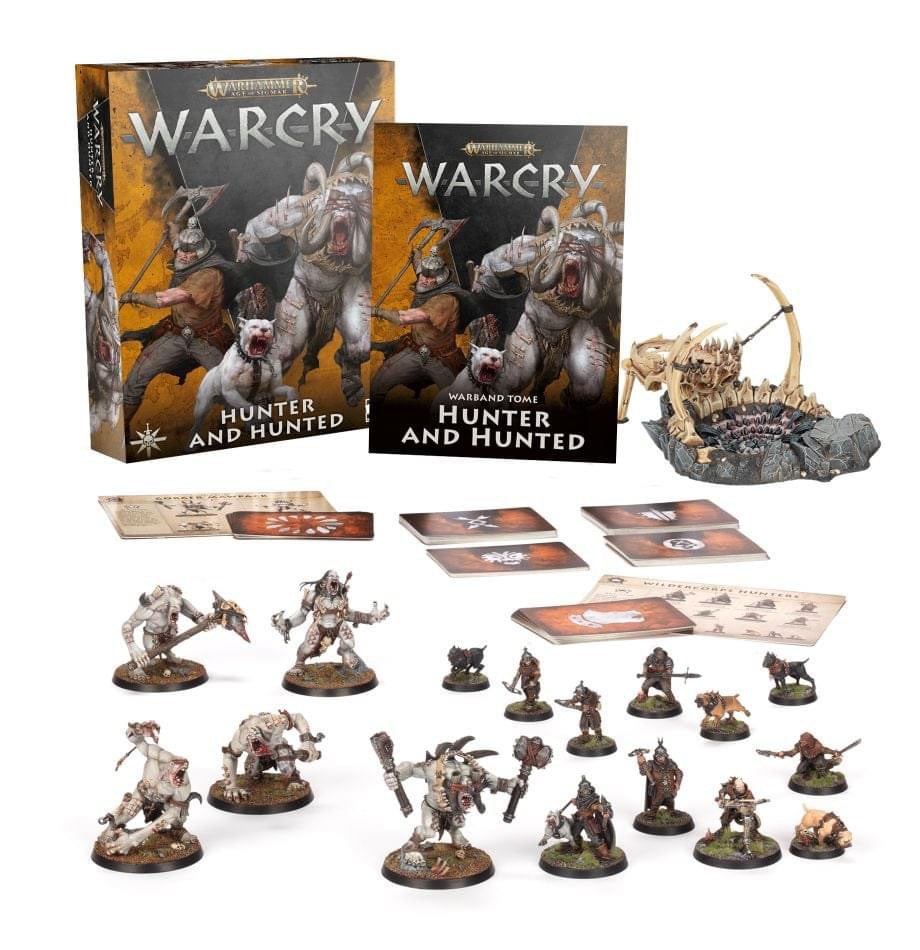 The Hunter and the Hunted Book and Cards (NO MODELS)