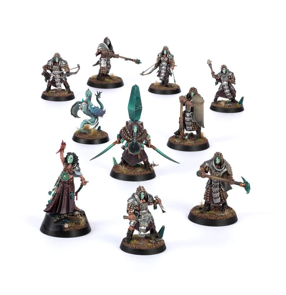 The Jade Obelisk on sprue, with cards