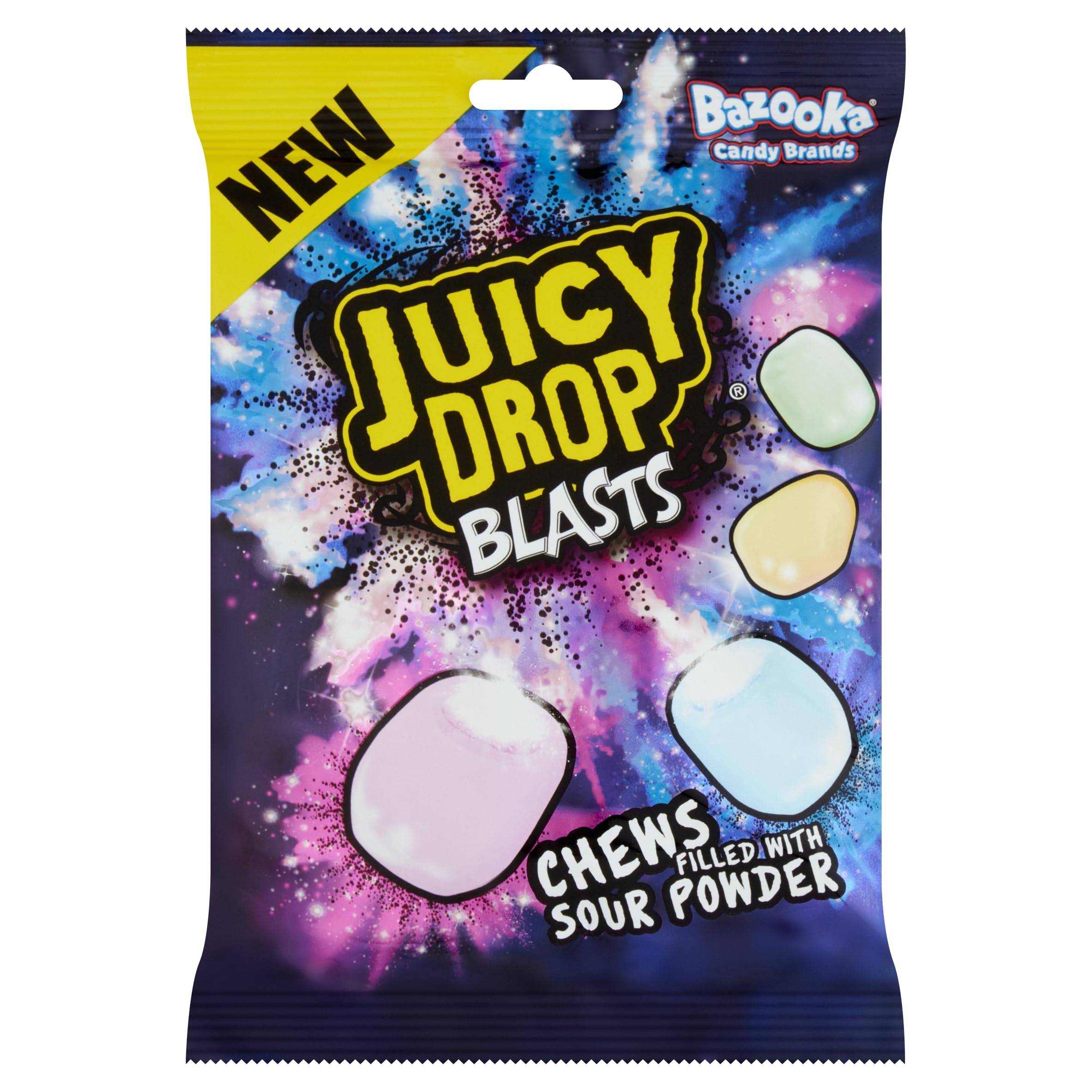 Juicy drops blasts