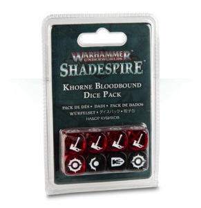 Khorne Bloodbound dice pack