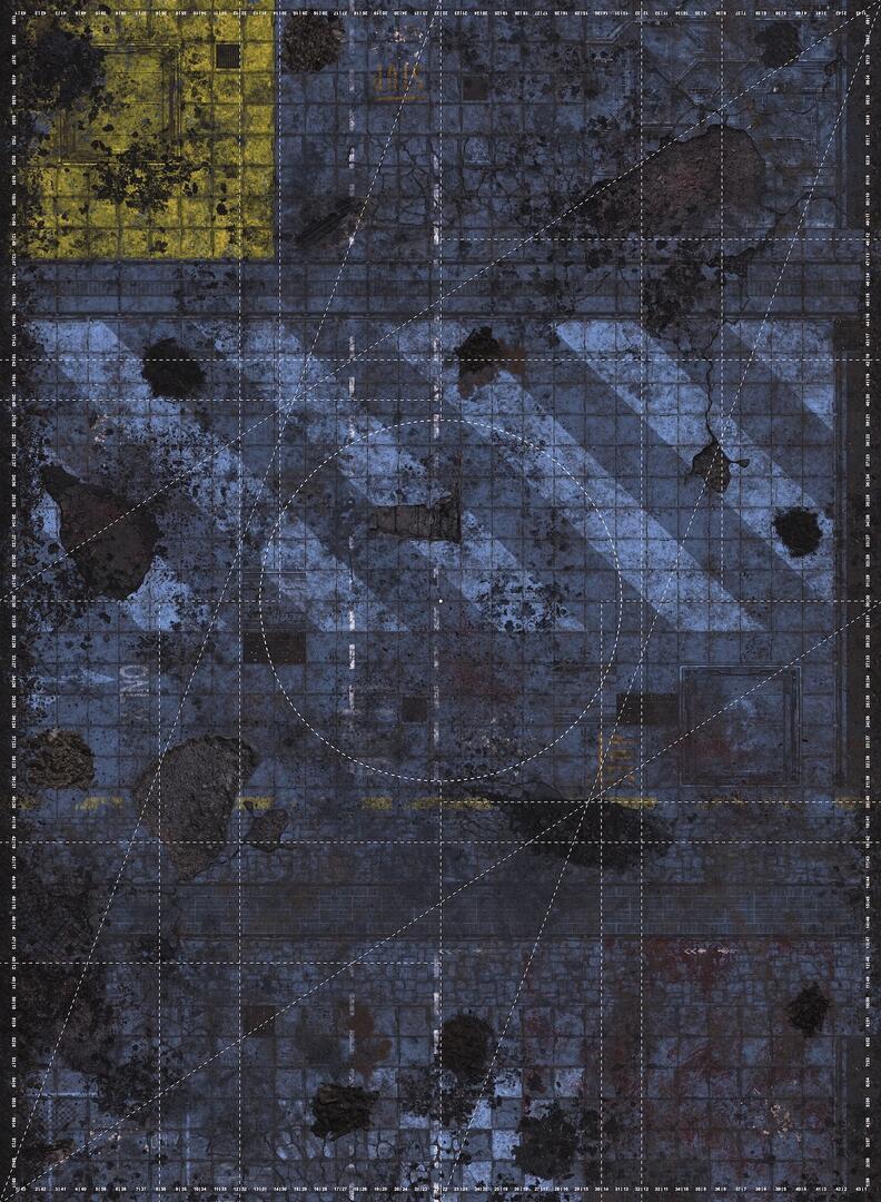 44"x60" Nexus Cyberpunk