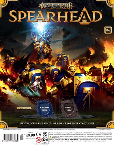 Spearhead Issue 6: Kantor Blue and Rhinox Hide Paints