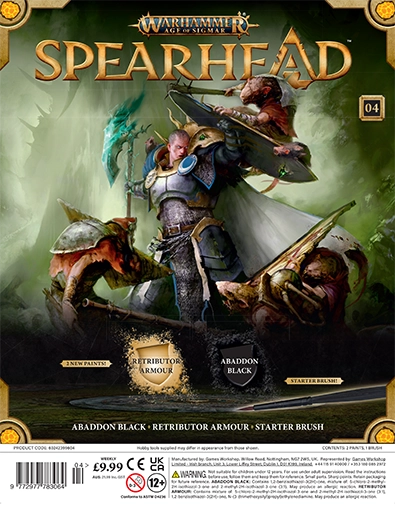 Spearhead Issue 4: Retributor Armour and Abaddon Black Paints and Starter Brush