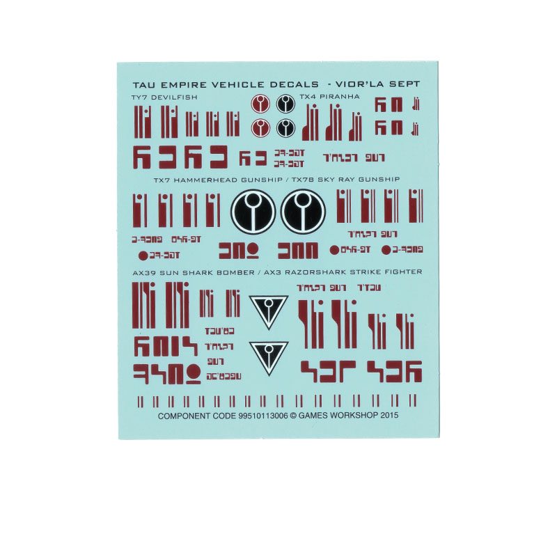 Tau Empire Vehicle Decal