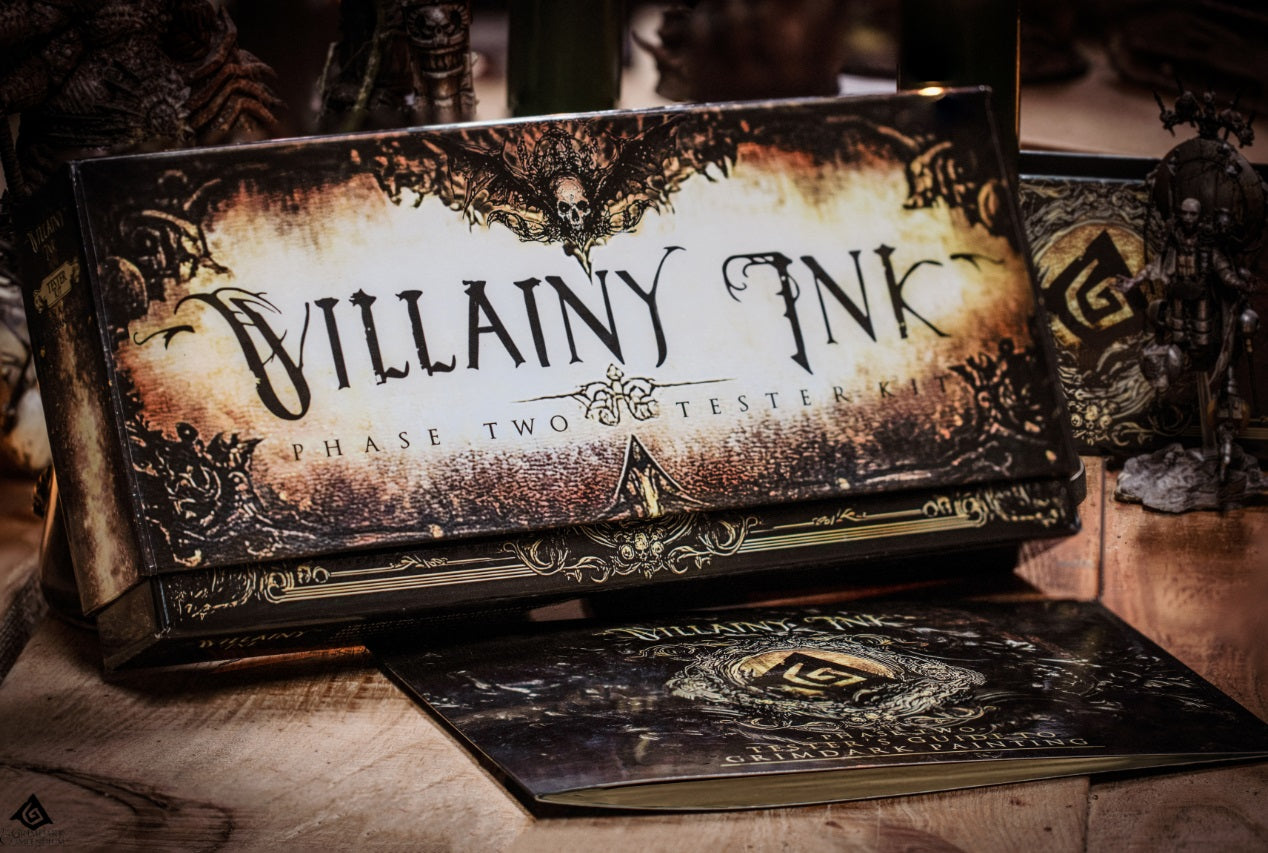 Villainy Ink Phase Two Tester Kit: Enamel Washes And Effect